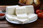 Greek feta cheese block